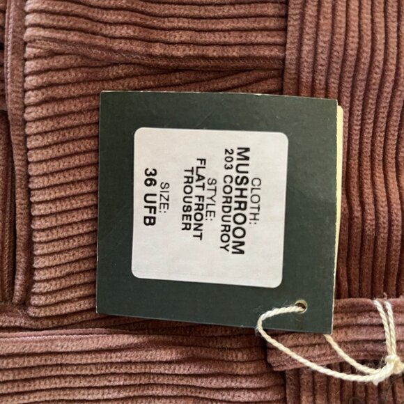 men's NOS English corduroy pants - Picture 2 of 3
